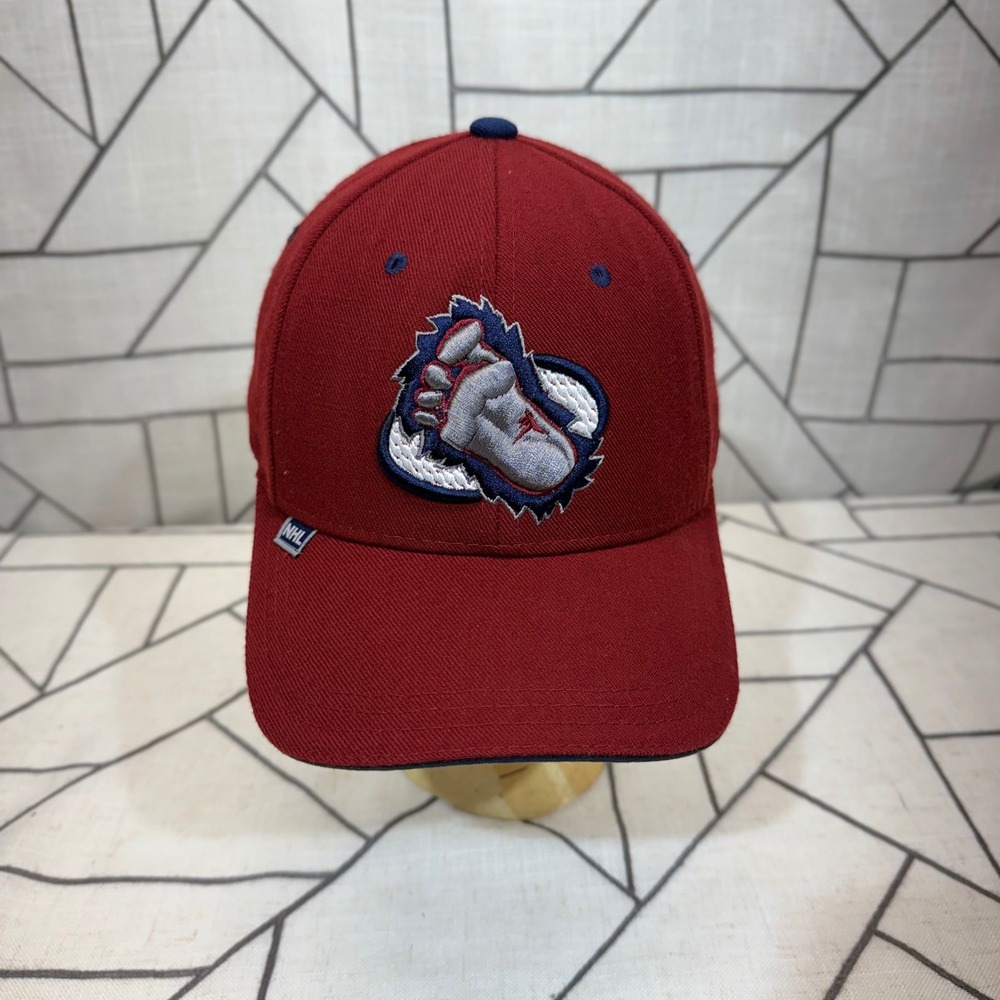 Zephyr Colorado Avalanche Hat 7 1/8 Maroon NHL Yeti Foot Fitted Cap